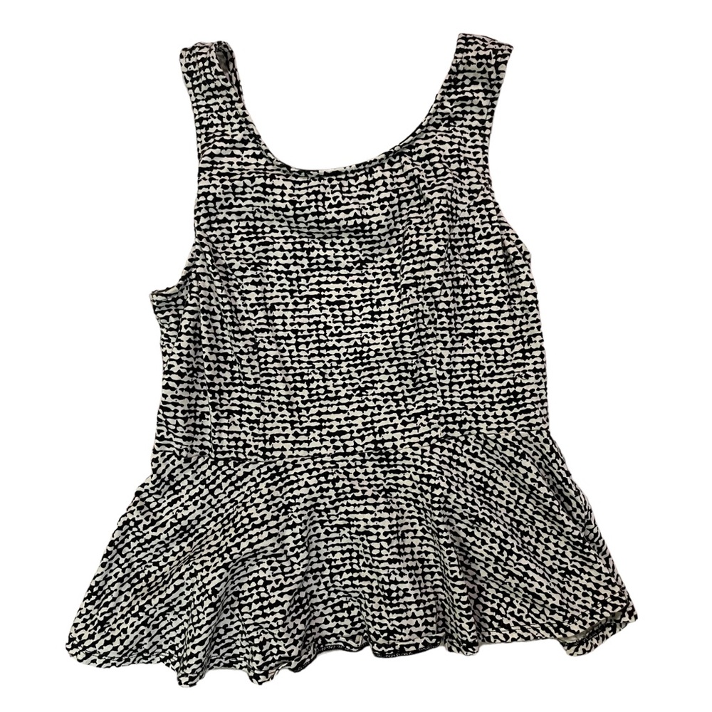 Black and white tank top